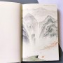 Фактурний блокнот з ілюстраціями в стилі китайської акварелі "Рожеві мрії"